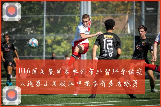 U16国足集训名单公布朴智轩李佑安入选泰山足校和申花各有多名球员参与